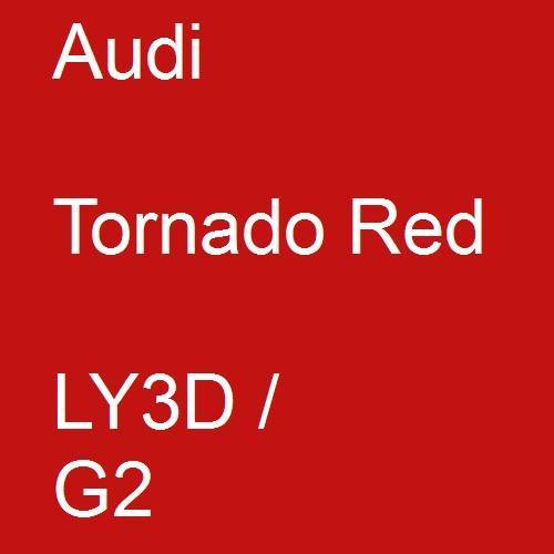 Audi, Tornado Red, LY3D / G2.
